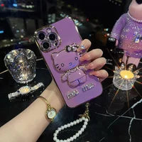 メイクミラー付きiPhoneケース