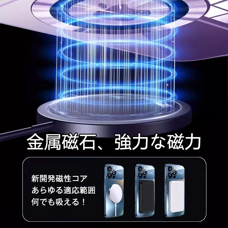 覗き見防止磁気スマホケース