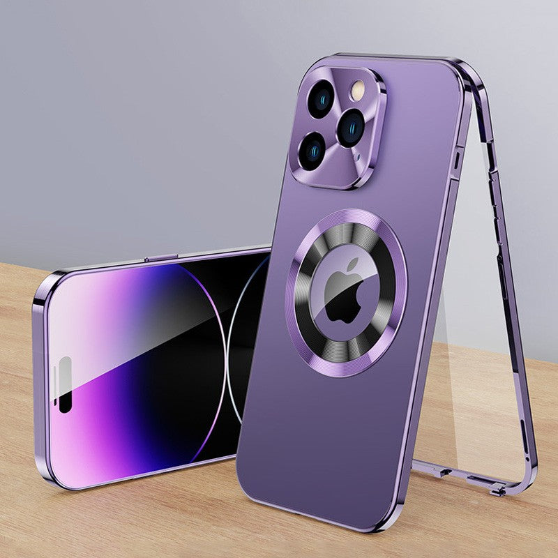 覗き見防止磁気スマホケース