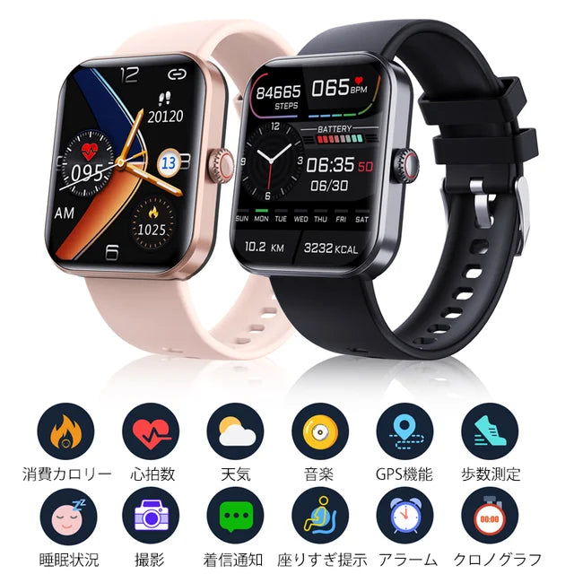 スマートウォッチ オムロン新発売の採血不要血糖測定スマートウォッチ!最後の1時間限定50%OFF!ブランド倉庫直送!つけると血糖値、血圧、心臓状態や睡眠の質を測定することができる