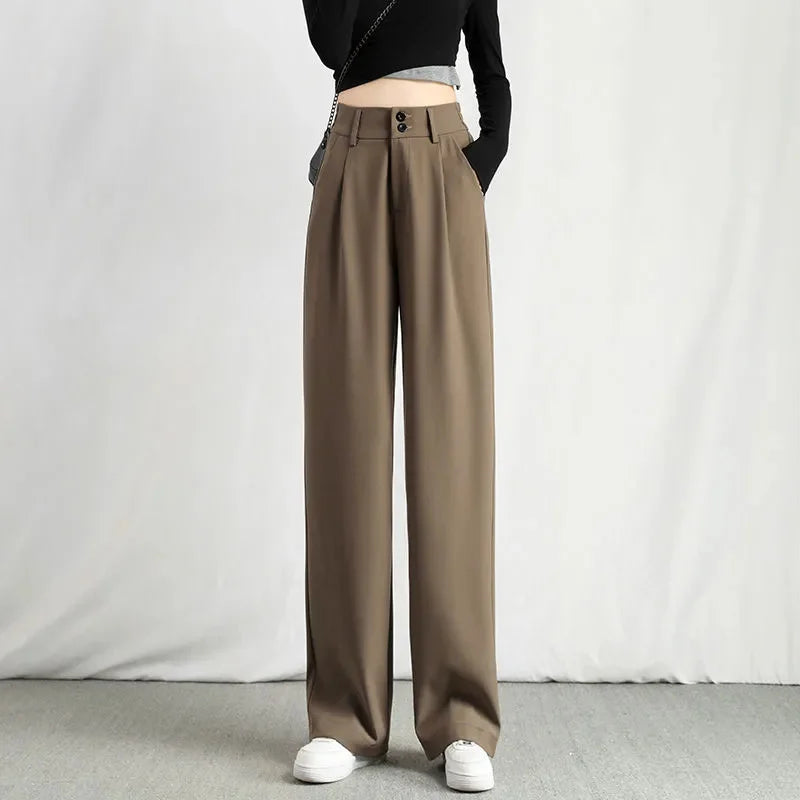 ハイウエストパンツ — 在庫一掃、人気商品、多くのお客様にご好評いただき、お客様満足度96%、まもなく売り切れる、ラスト1時間、興味のある人は是非!