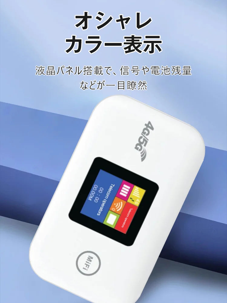 モバイルWi-Fi ——契約不要!月額費用なし!5G高速ネットワーク、1000Mbps、10台のデバイスの同時接続に対応! 電気があればWifiがある。5G通信で、信号が抜群!USBケーブルで、パソコンと接続可能。限時セール開催中! 50%OFFは後最後の1時間!