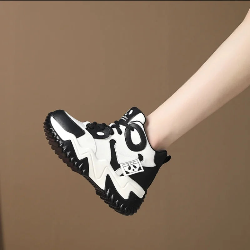 7CM厚底カジュアルシューズ