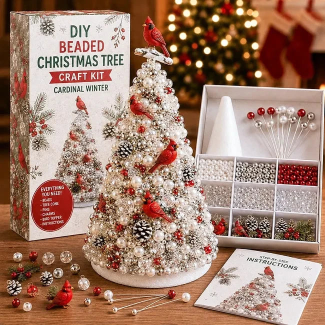ビーズのクリスマスツリー工作キット