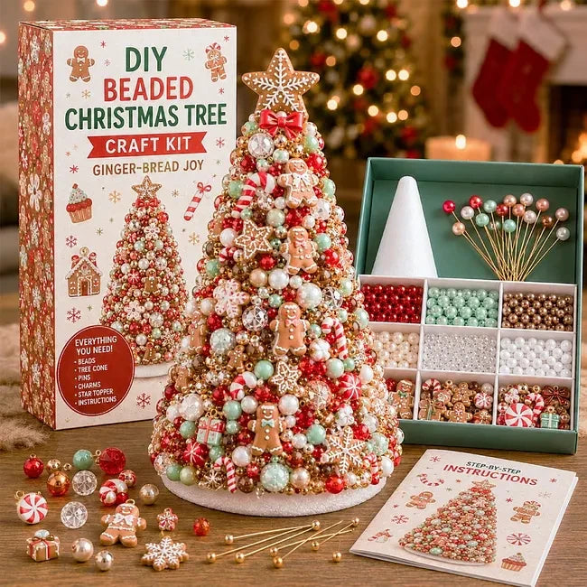 ビーズのクリスマスツリー工作キット