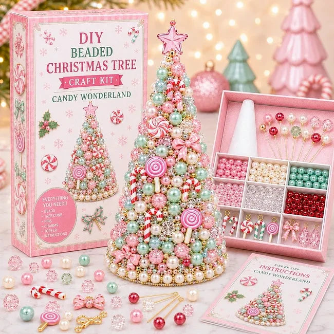 ビーズのクリスマスツリー工作キット