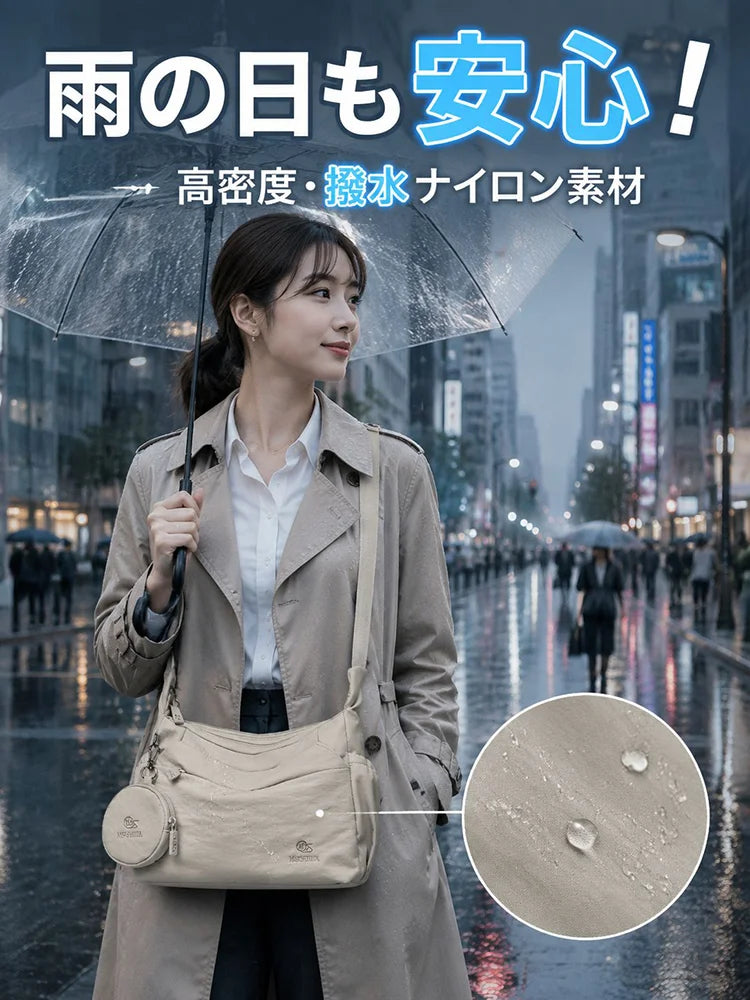 SNSで話題｜仕切り付きでスッキリ収納できる大容量トートバッグ