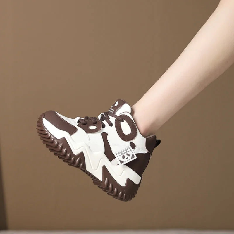 7CM厚底カジュアルシューズ