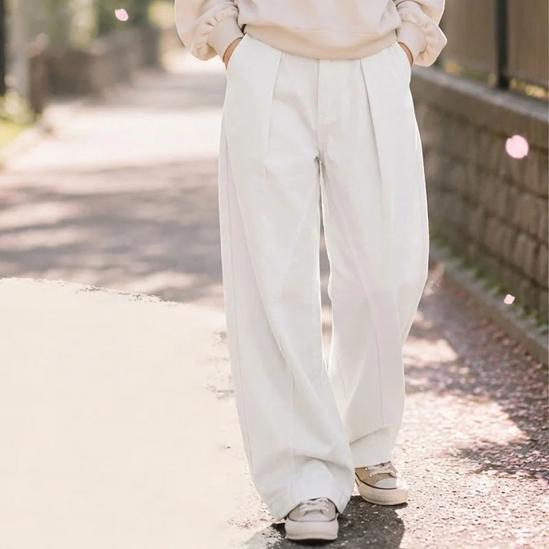ゆったり快適アメリカンデニムワークパンツ
