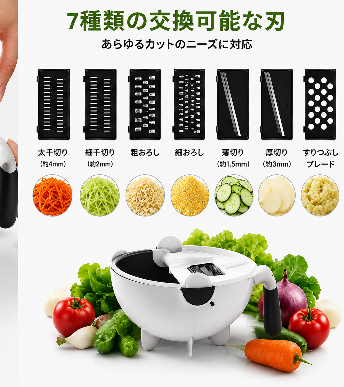 多機能野菜カッター