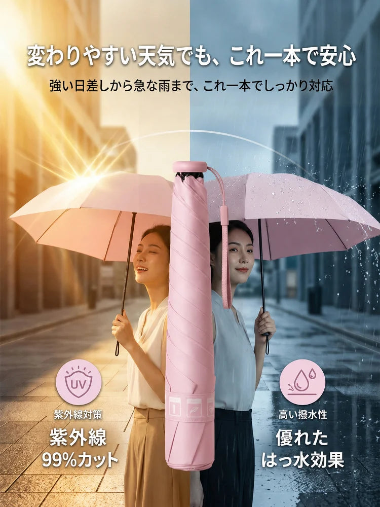 超軽量コンパクト晴雨兼用傘