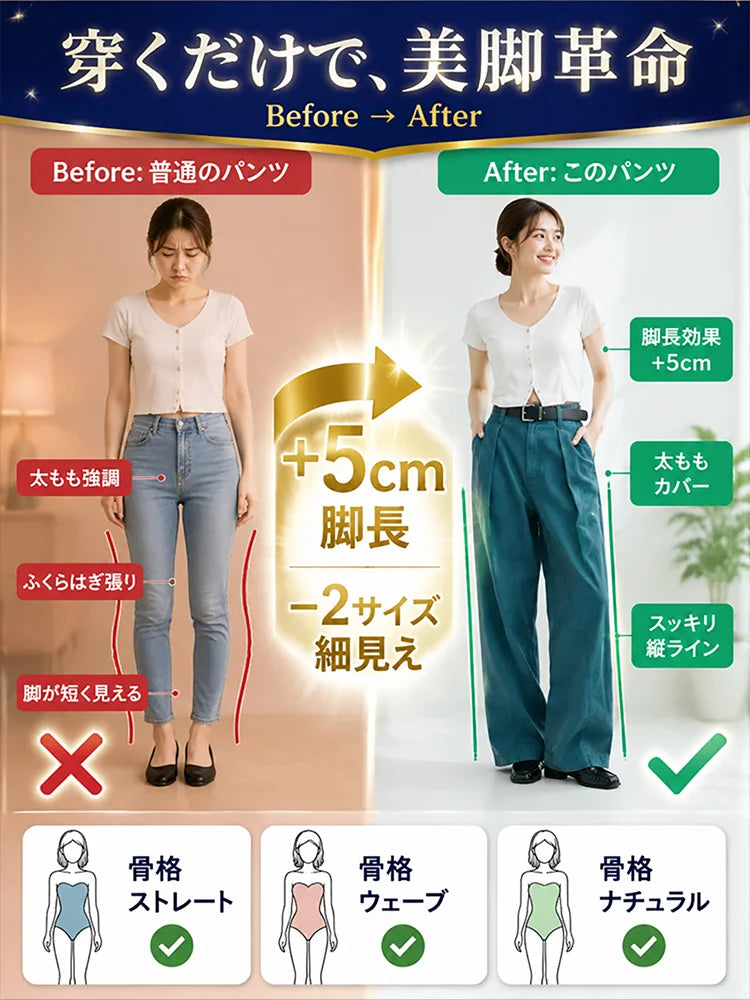 ゆったり快適アメリカンデニムワークパンツ