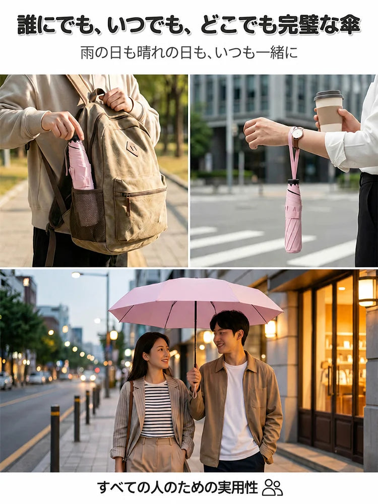 超軽量コンパクト晴雨兼用傘