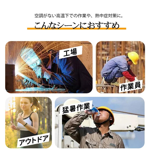 ４WAY腰掛けファン【ライト+モバイルバッテリー機能】
